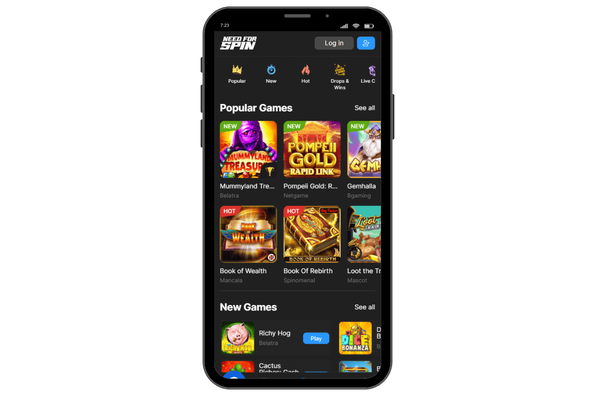 need for spin app