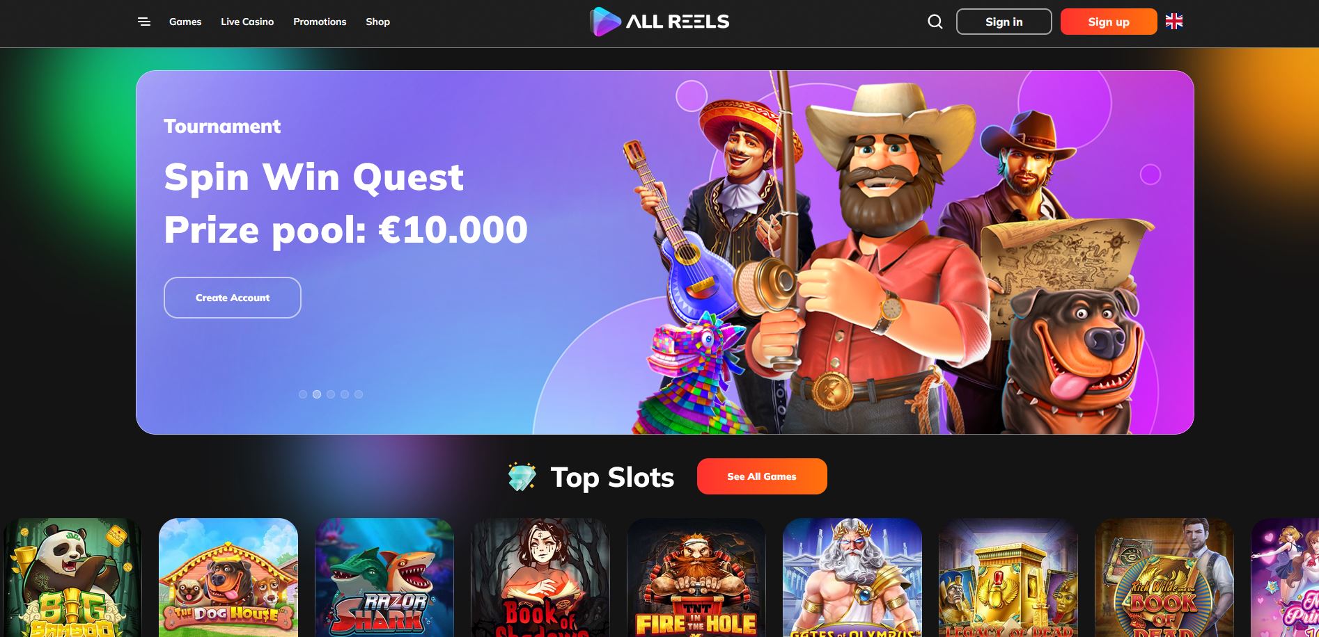 AllReels Casino Review