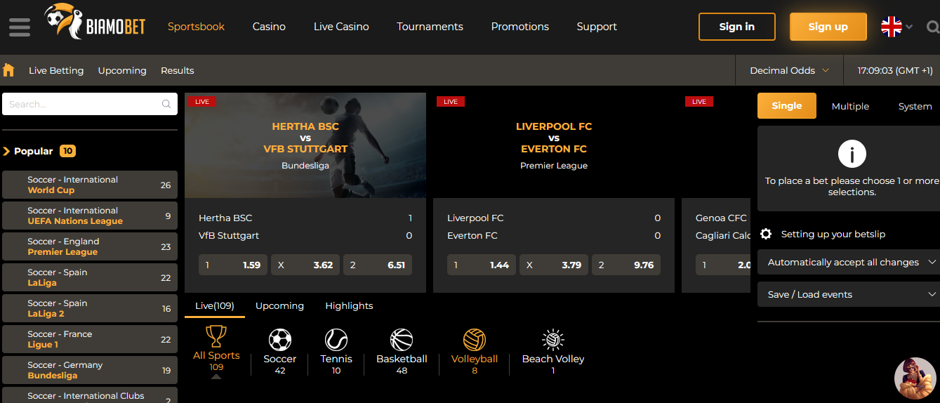BiamoBet Sports Betting