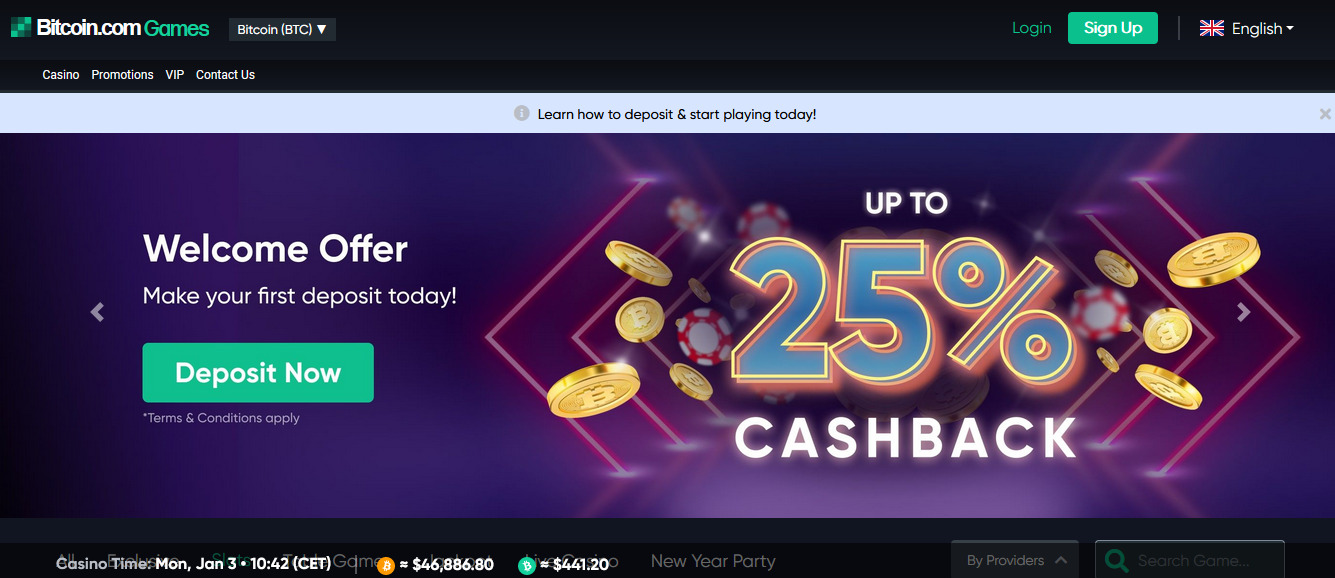 Bitcoin Games Casino Review