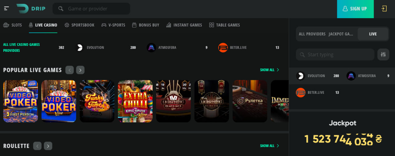 Drip Casino new