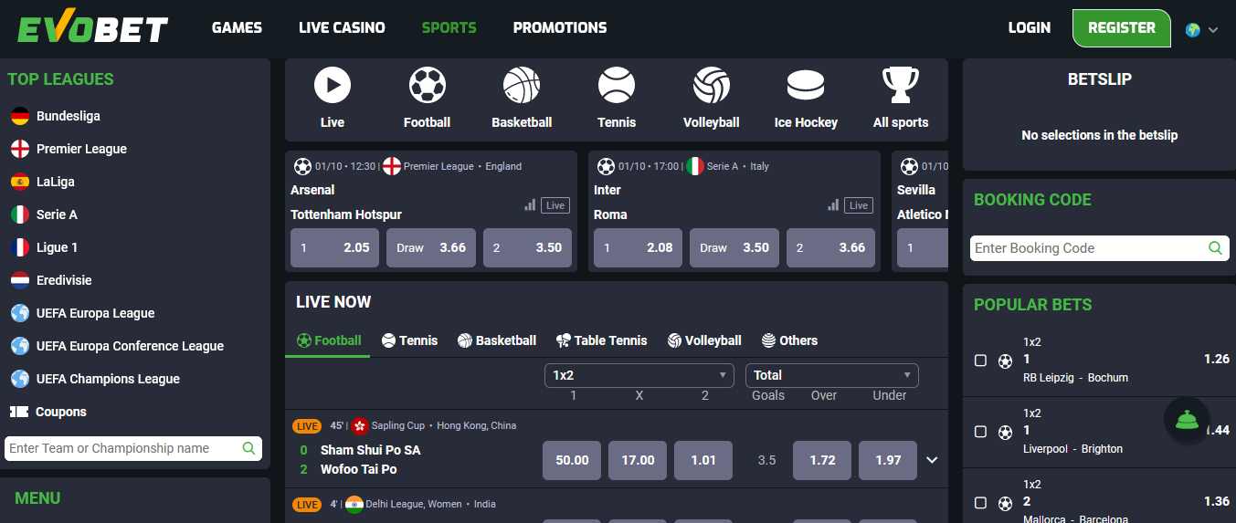 EvoBet Sports Betting