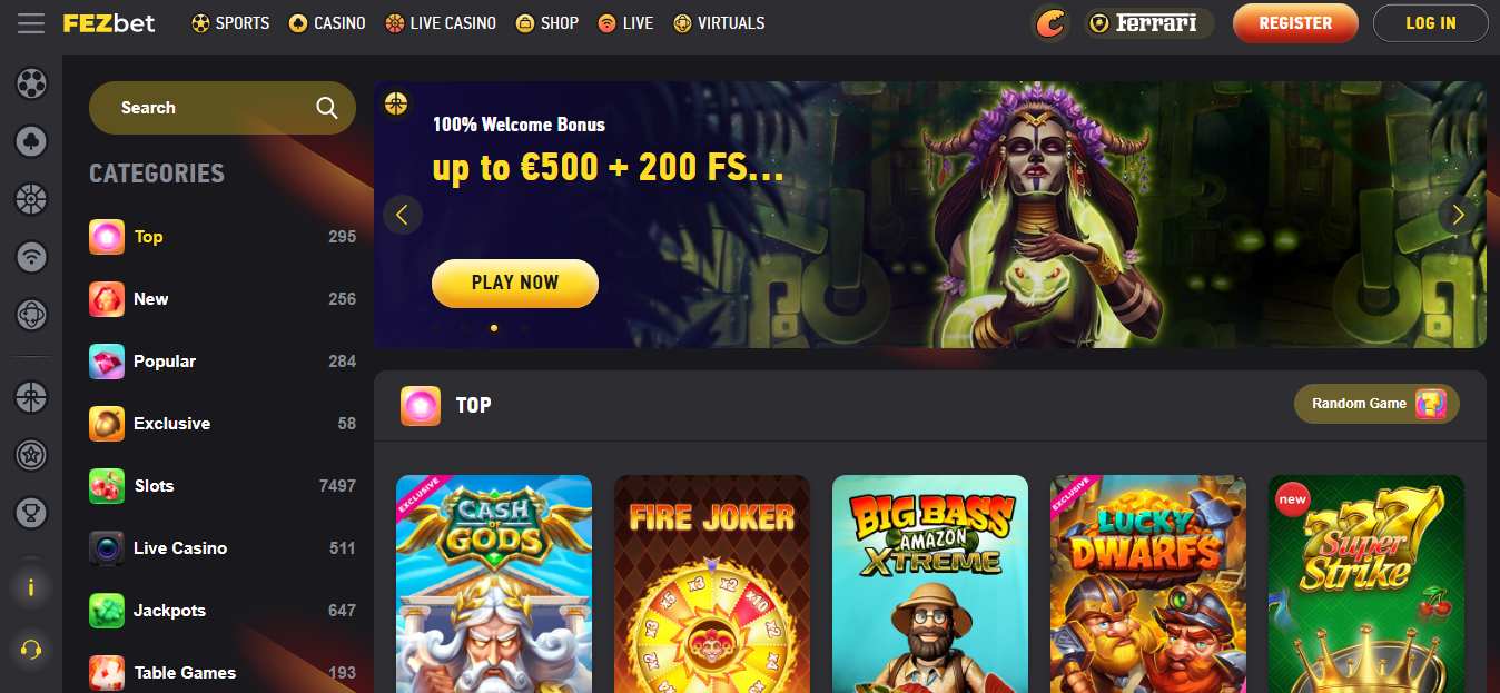 FEZbet Casino, fruitycasinos.com