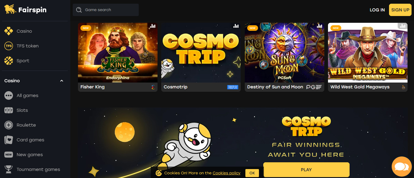 Законно ли казино Fairspin?