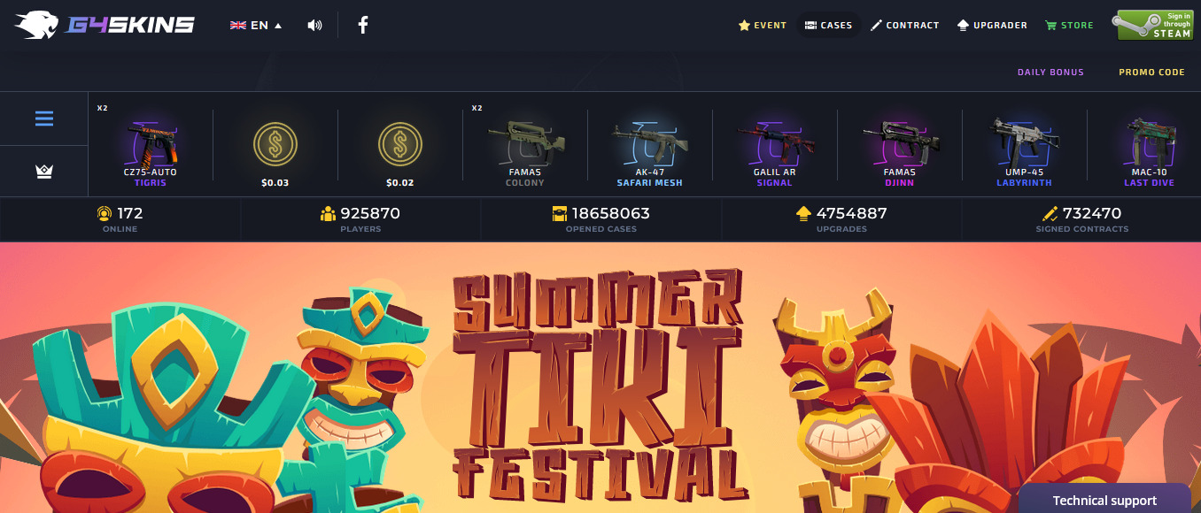 G4Skins Free CSGO Case
