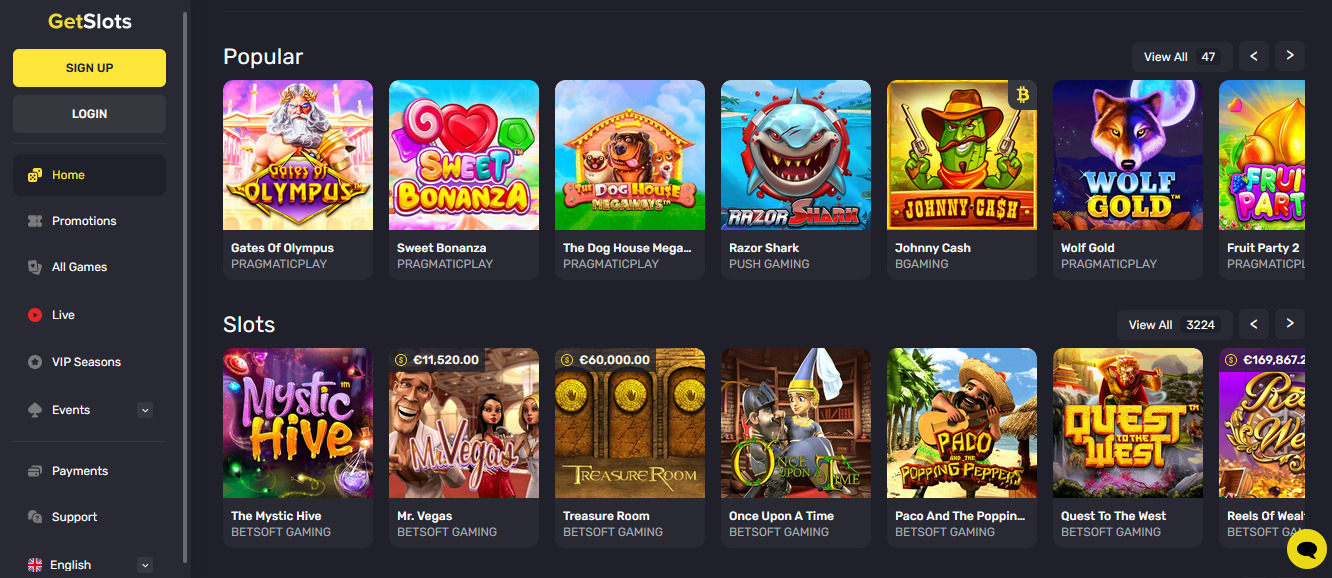 GetSlots Casino