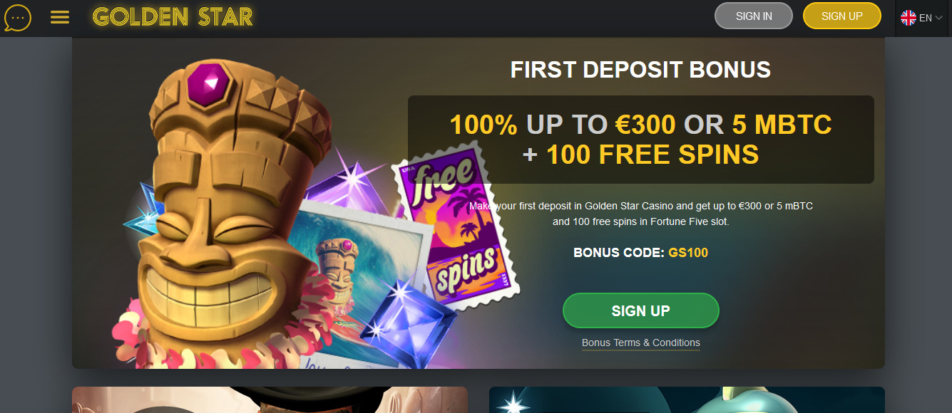 Golden Star Casino Promotions