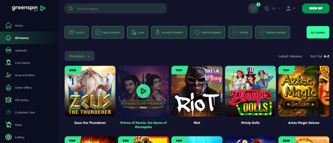 Is Greenspin.bet Legit?