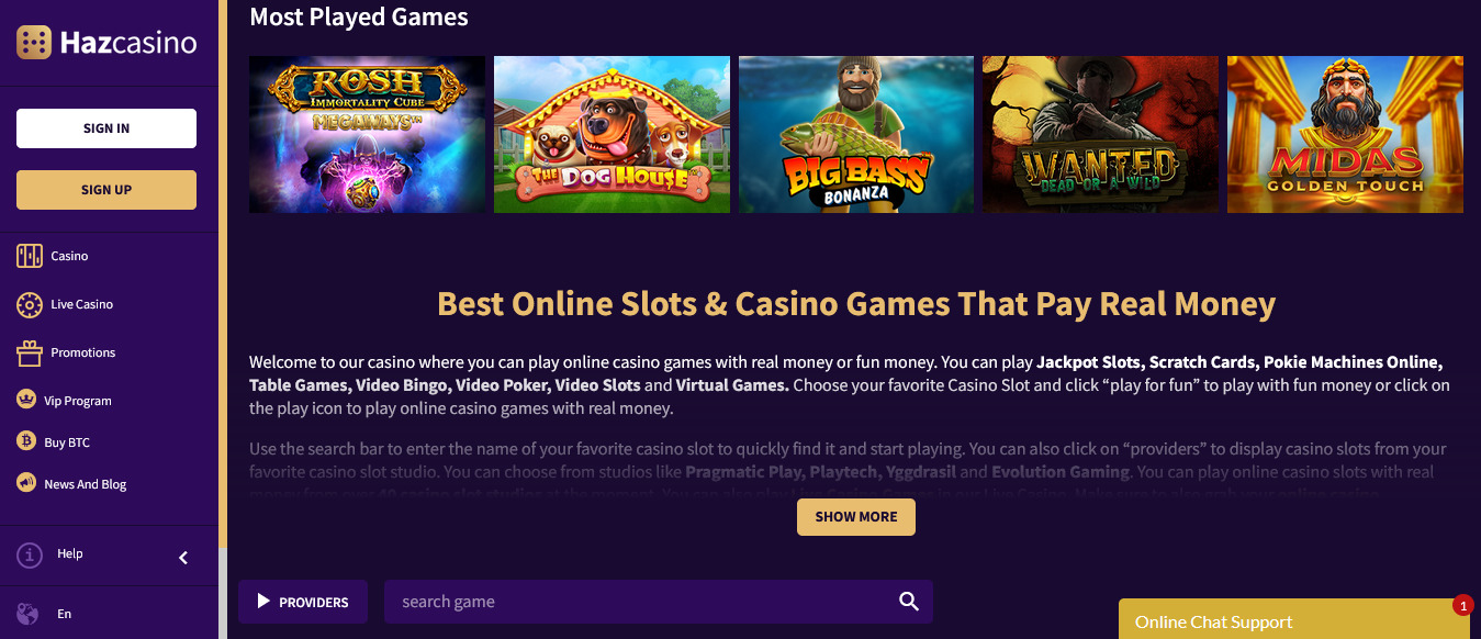 Is Haz Casino Legit?