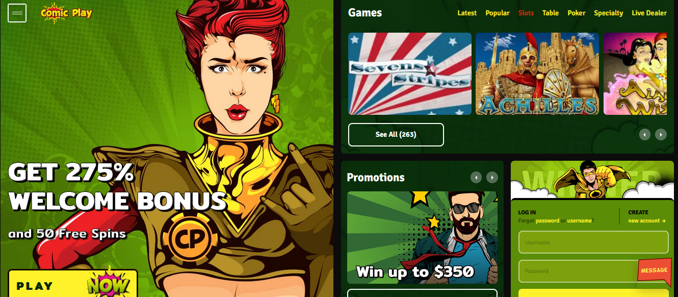 Is ComicPlay Casino Legit