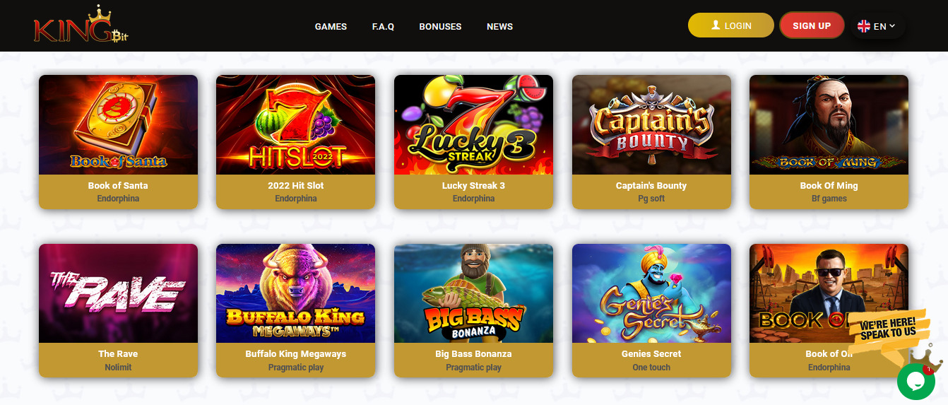 KingBit Bitcoin Casino