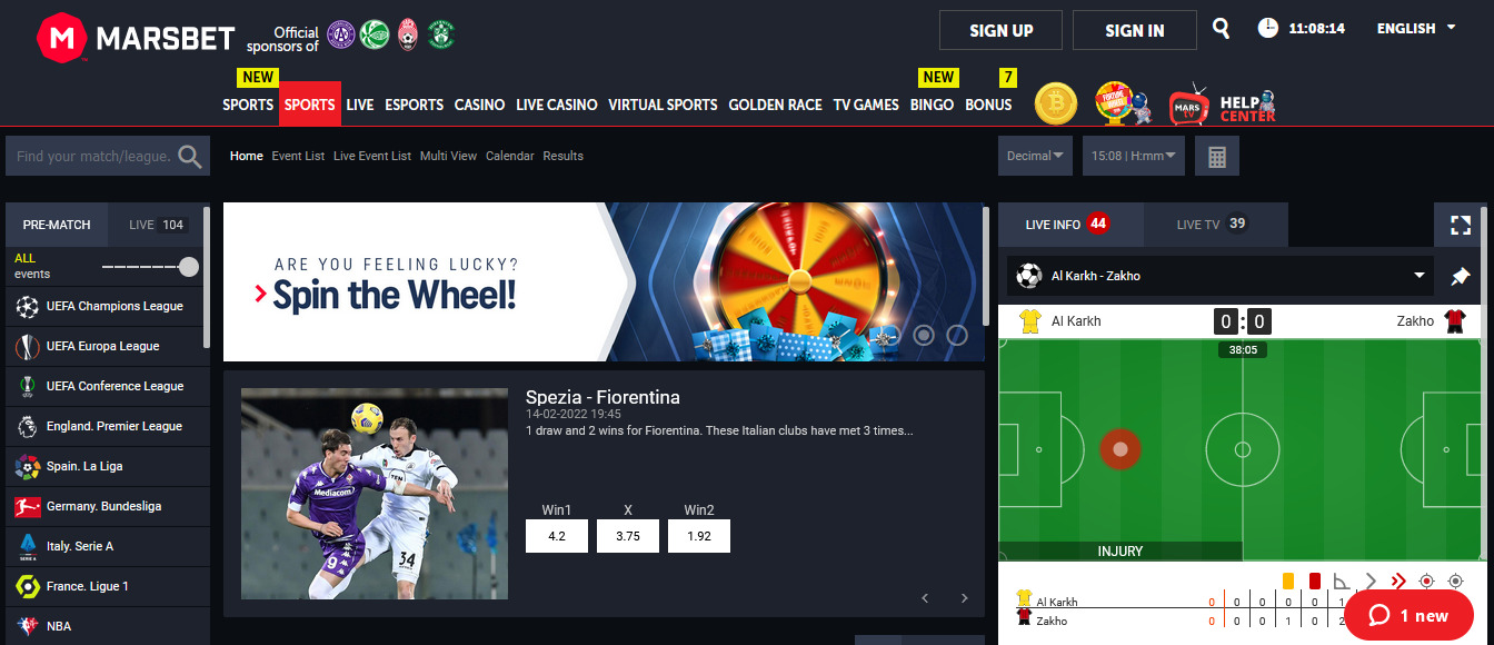 Marsbet Sports Betting