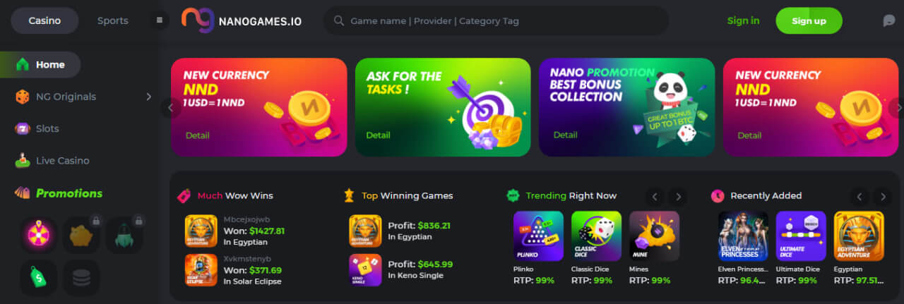 Nanogames Casino