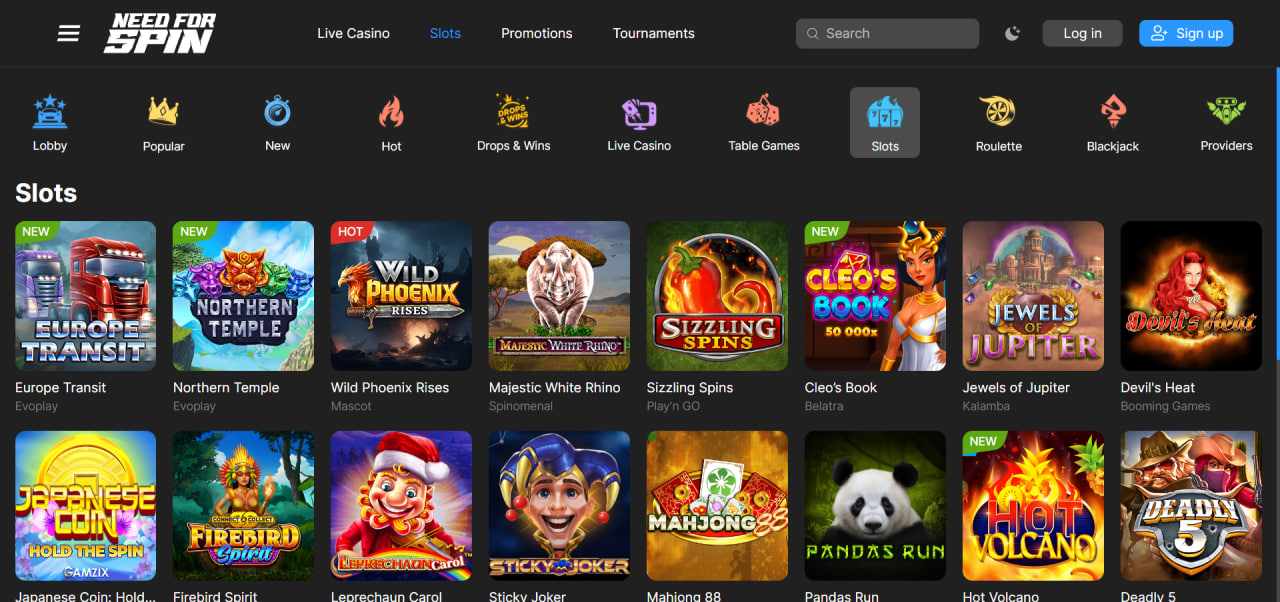 Need for Spin slots
