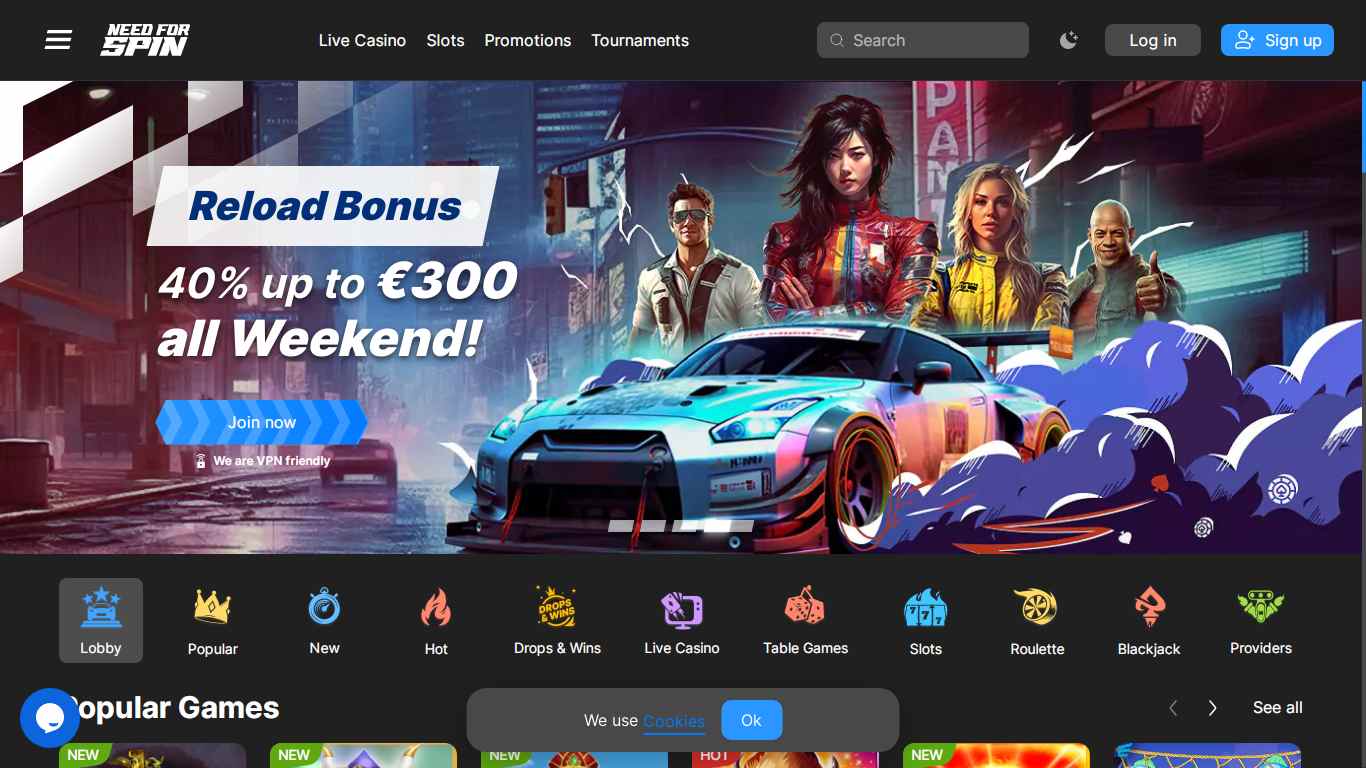 Need for Spin casino