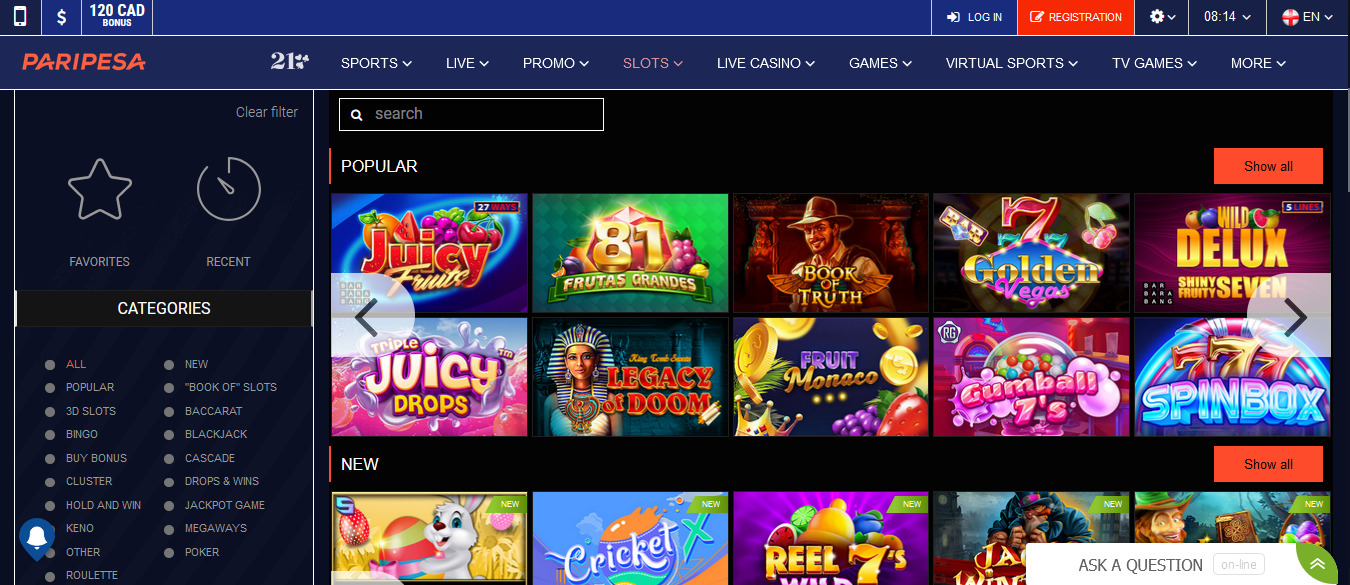 Paripesa Casino