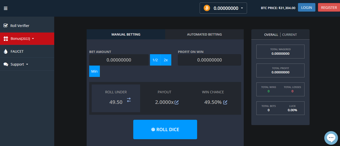 SicoDice Bitcoin Dice