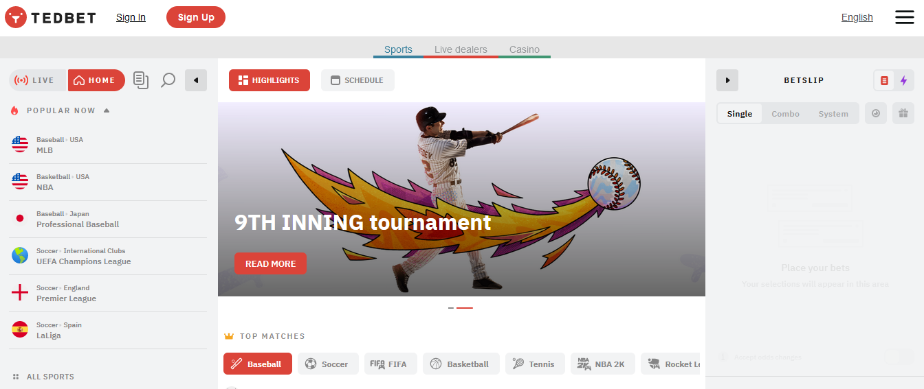 TedBet Sports Betting