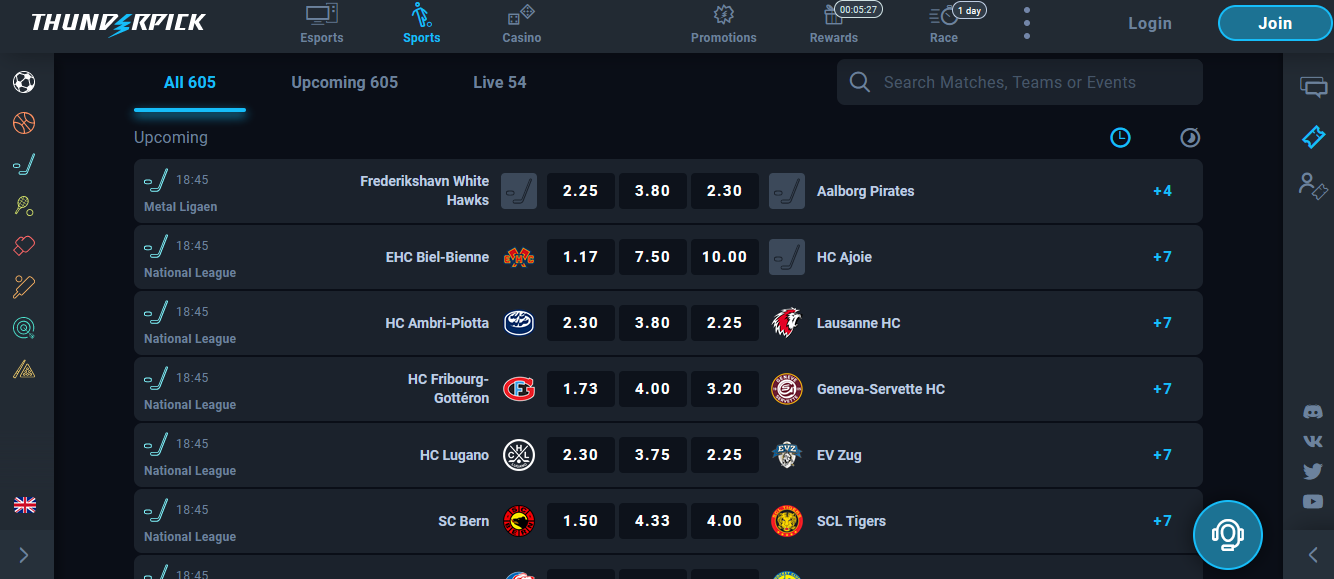 ThunderPick Sports Betting