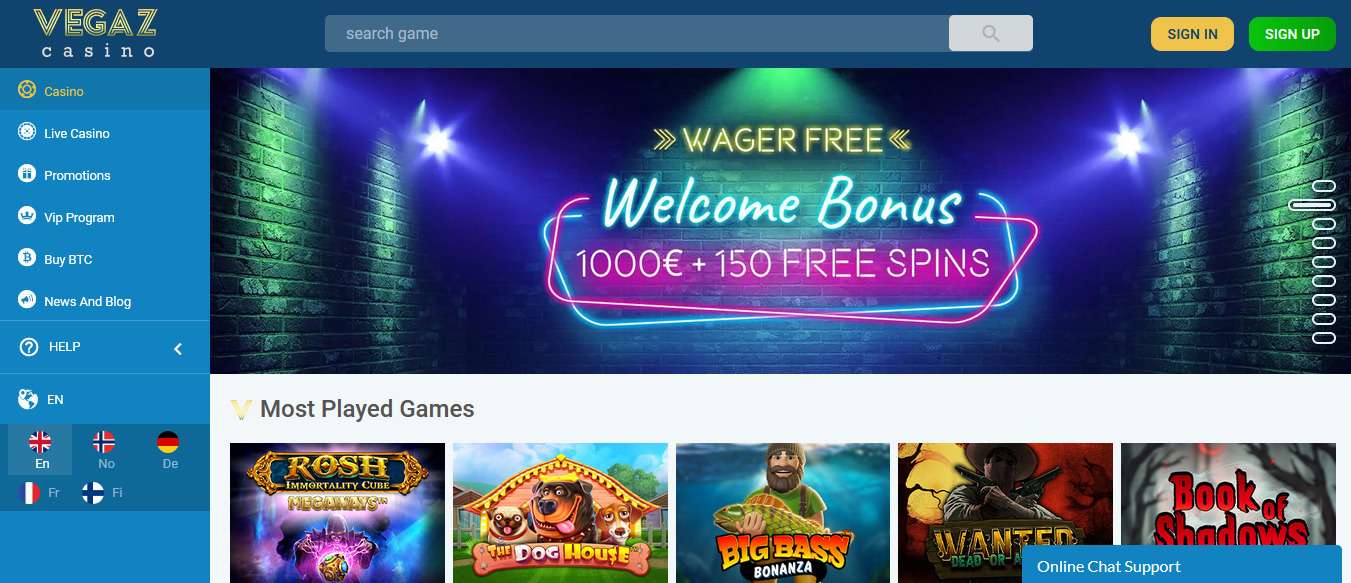 Is Vegaz Casino Legit?