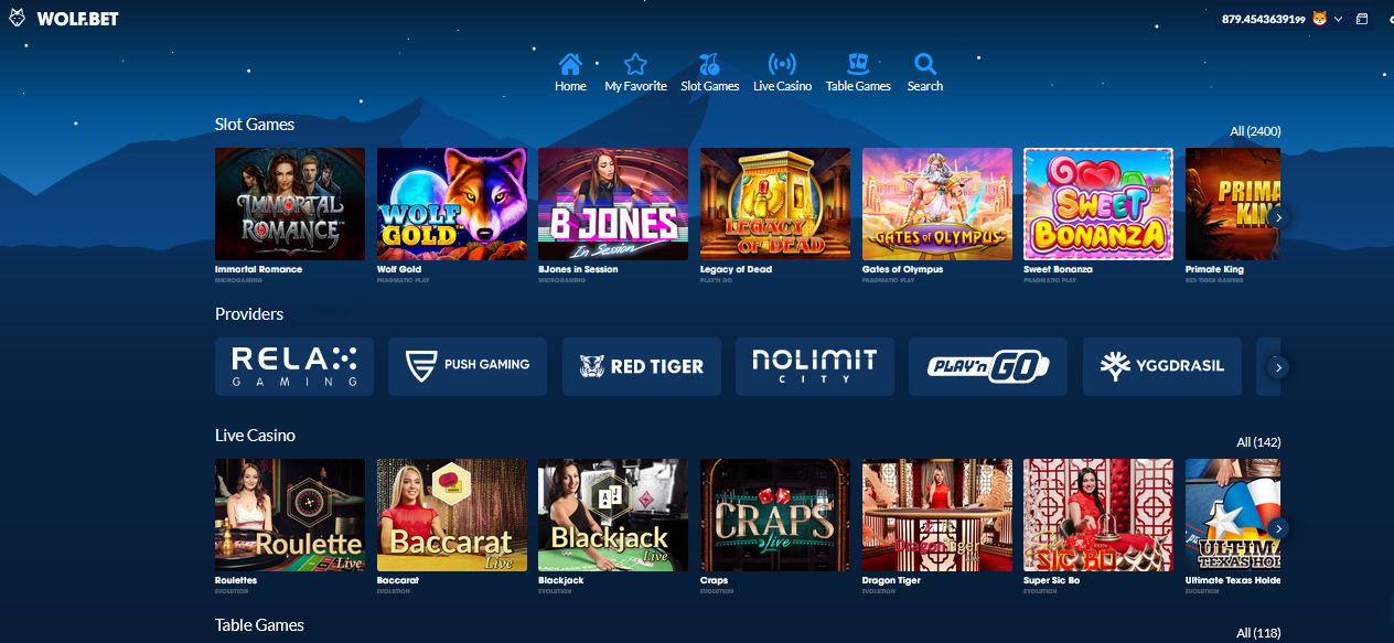 Wolf.Bet Casino
