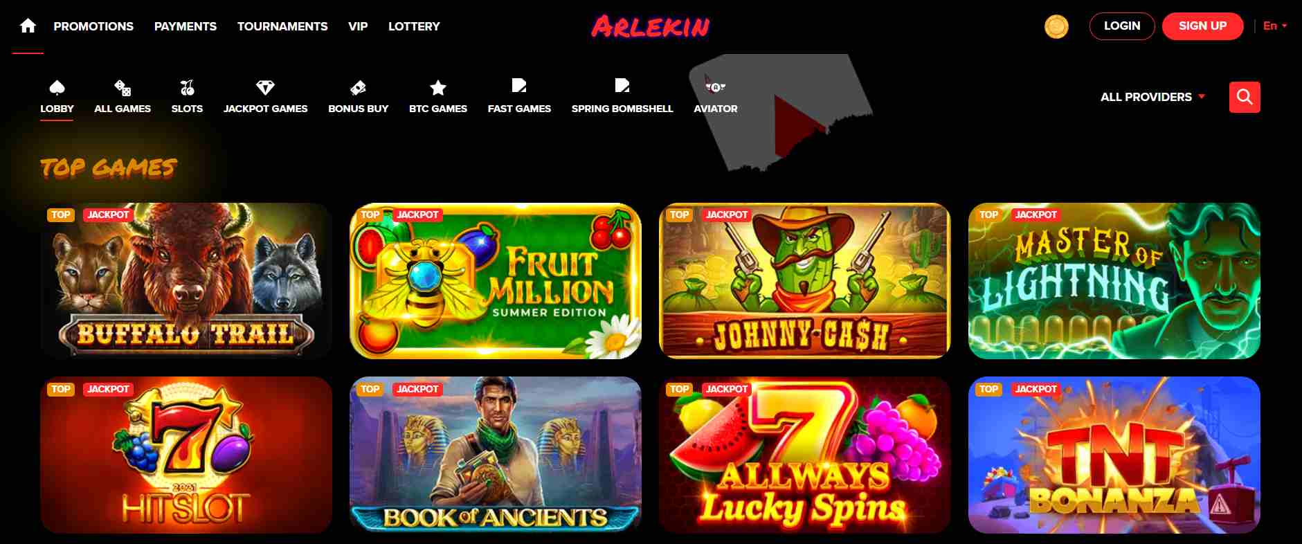 arlekin casino