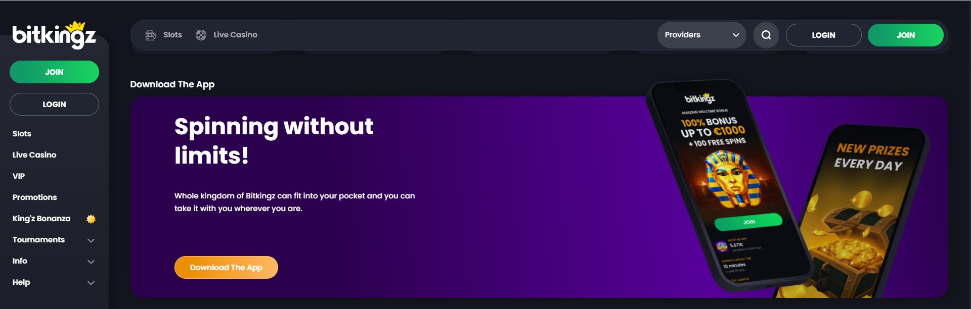 App BitKingz Casino