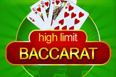 High limit baccarat