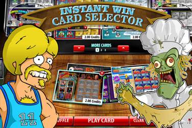 Instant win card selector