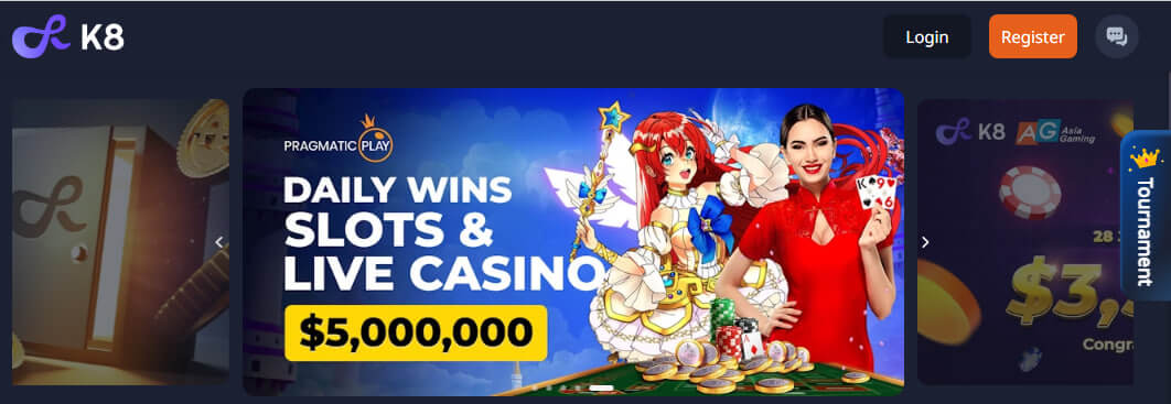 k8 slots