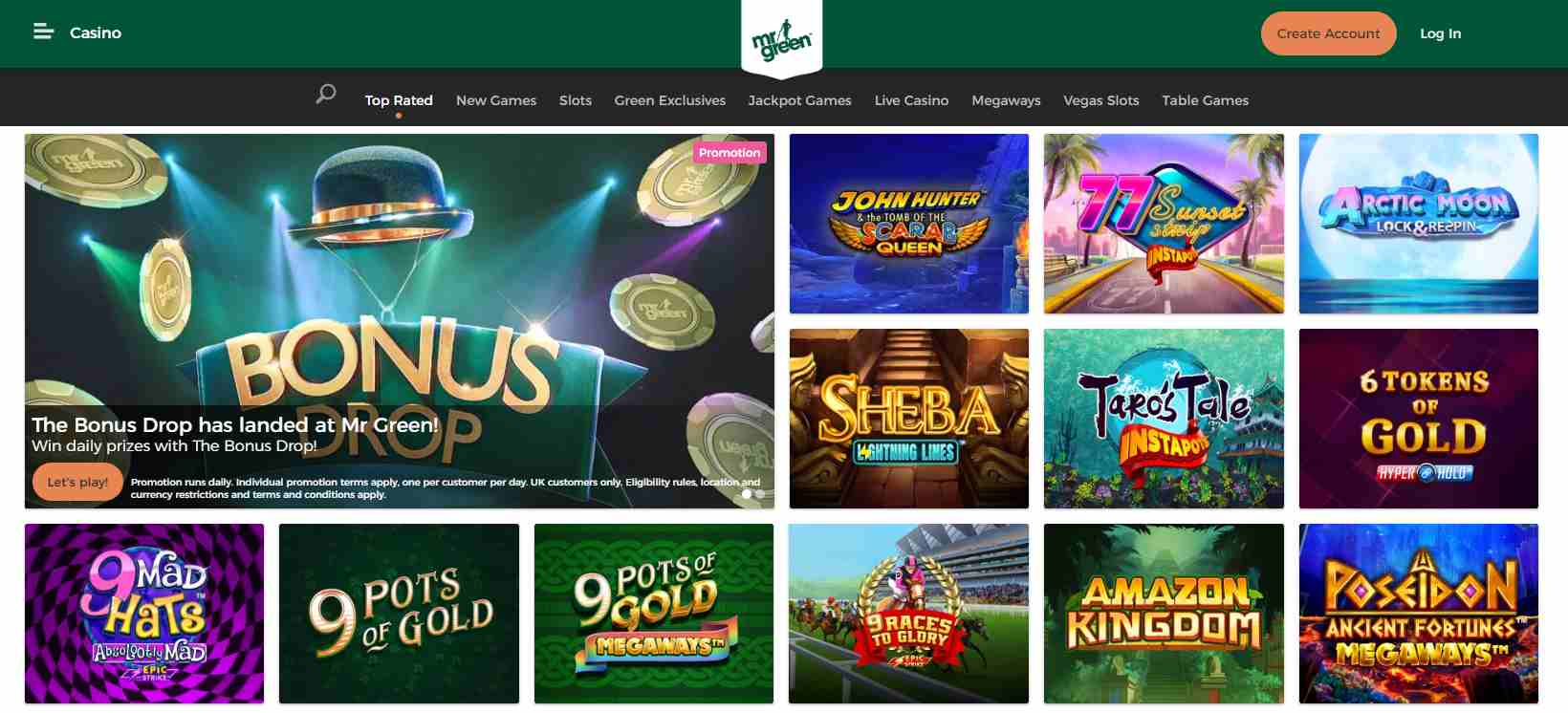 mr green casino