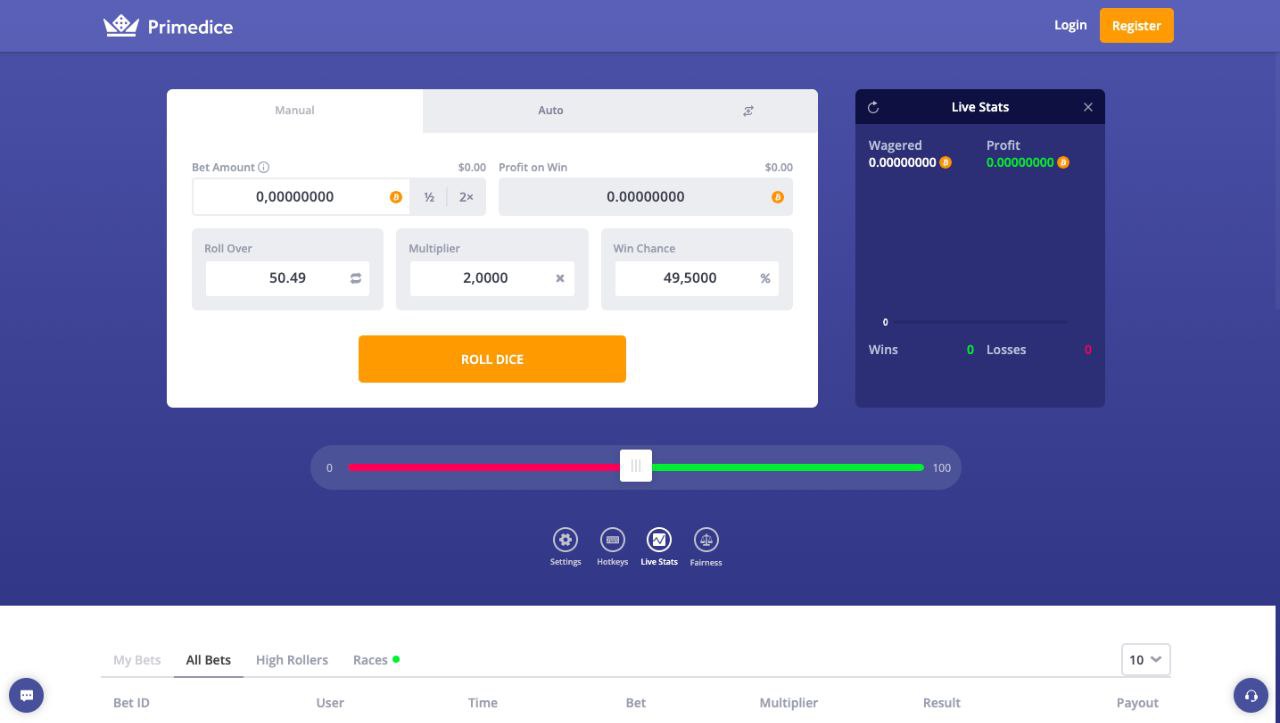 Primedice app
