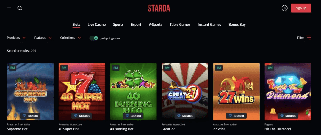 Starda New Casino