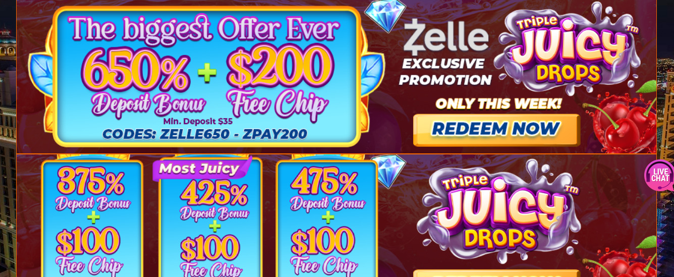 Vegas Rush Casino Promotions