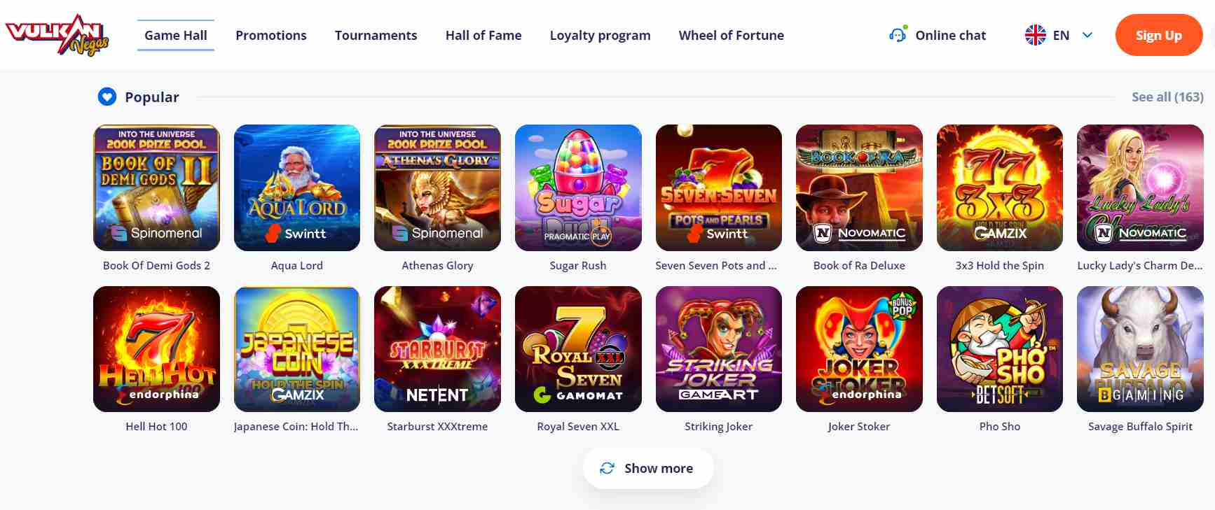 vulkan vegas casino