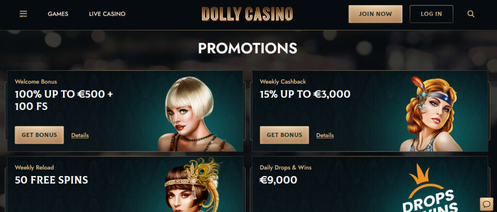 Dolly Casino Welcome Bonus