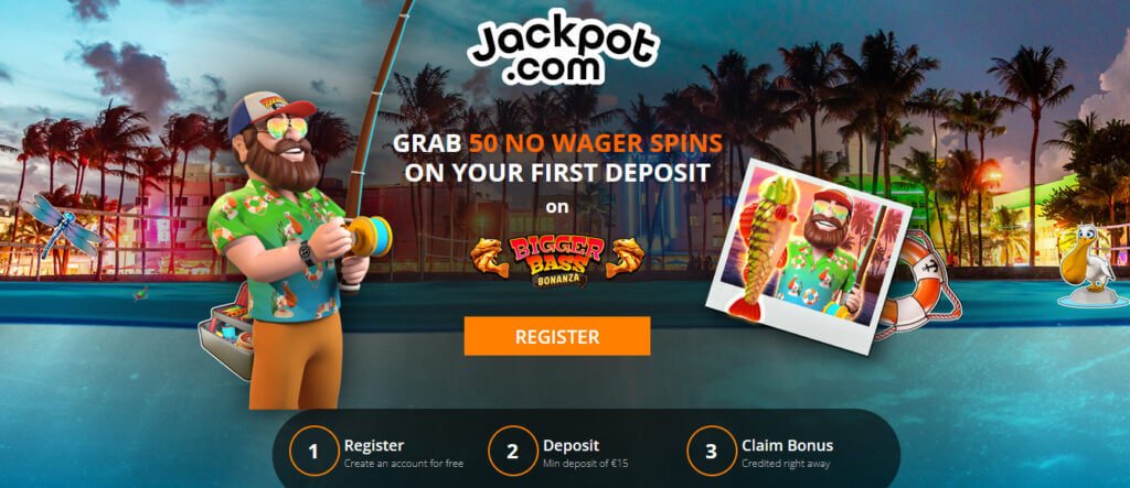 Jackpot.com 50 Wager-Free Spins