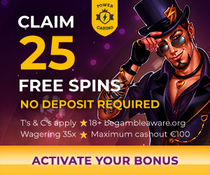 Power Casino 25 Bonus Spins