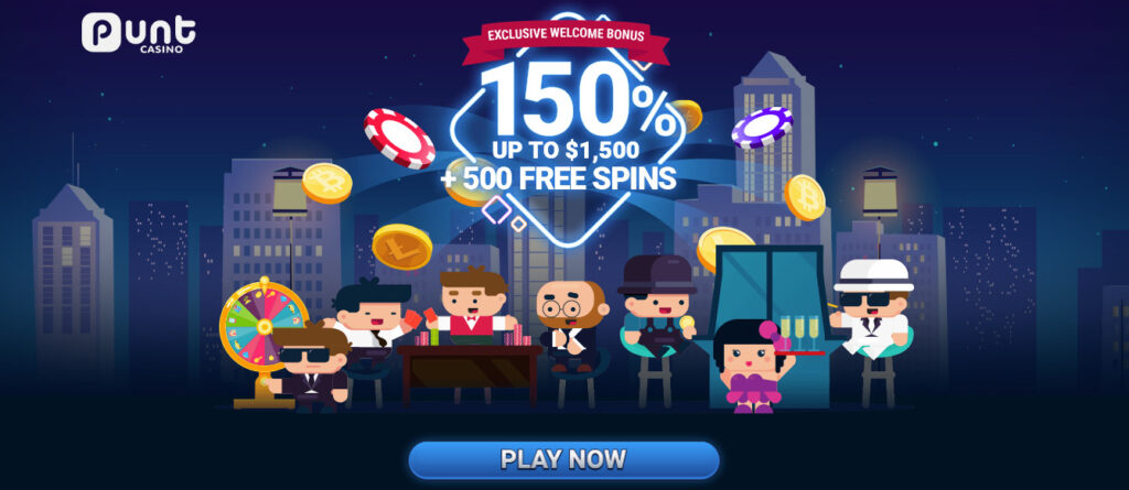 Punt Casino Welcome Bonus