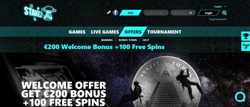 Stakezon Casino Welcome Bonus