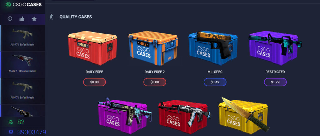 Top CSGO Case Opening Sites