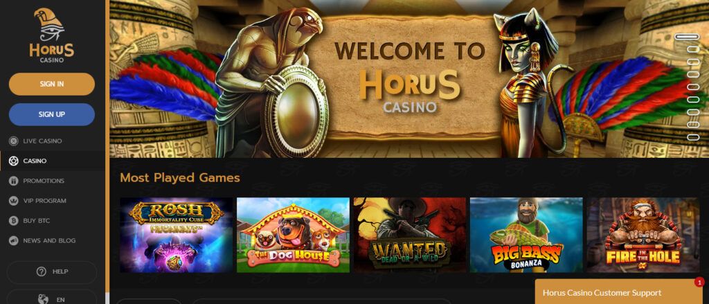 Is Horus Casino Legit?