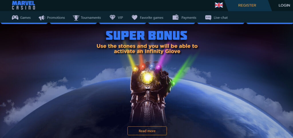 Claim A Marvel Casino No Deposit Bonus