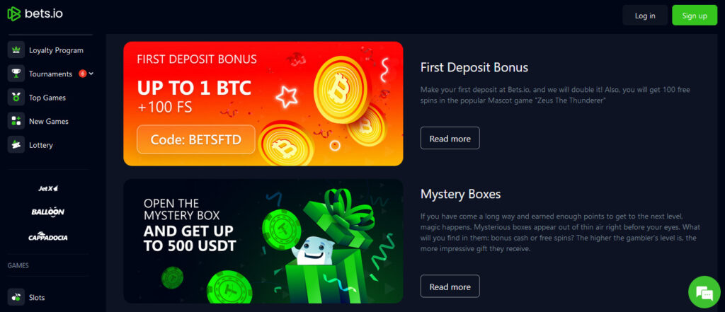 Claim Bets.io Welcome Bonus