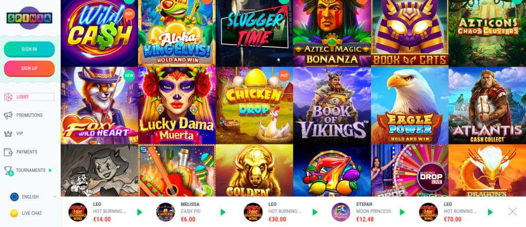 Is Spinia Casino Legit?