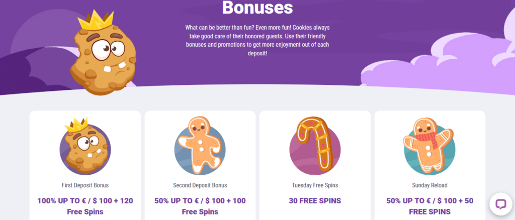 Claim A Cookie Casino Bonus Today!