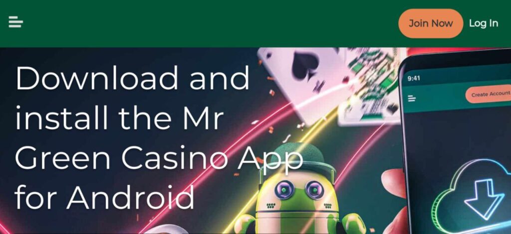 Download the Mr Green Casino App