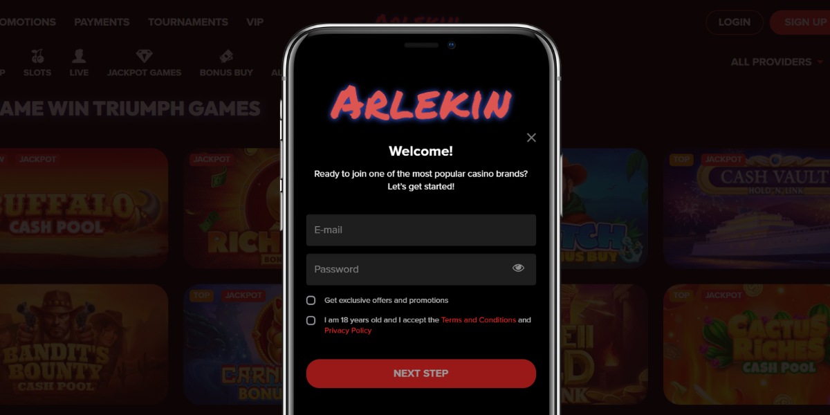 Arlekin Casino: Registration Guide